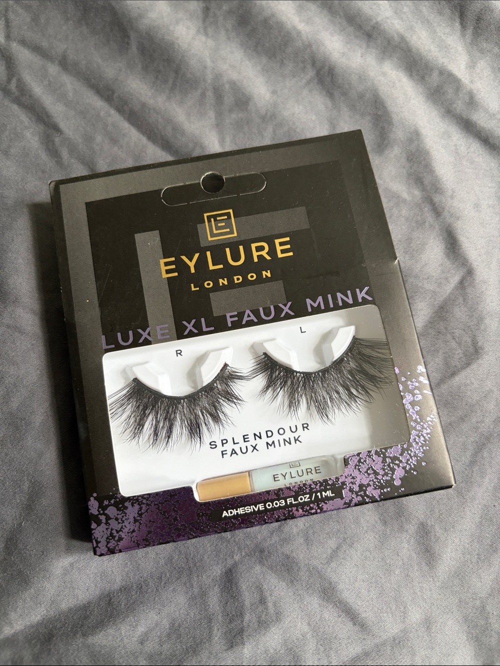 Eylure Luxe XL Faux Mink Splendour False Lashes - Black